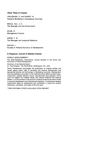 Money and monetary policy in less developed countries : a survey of issues and evidence