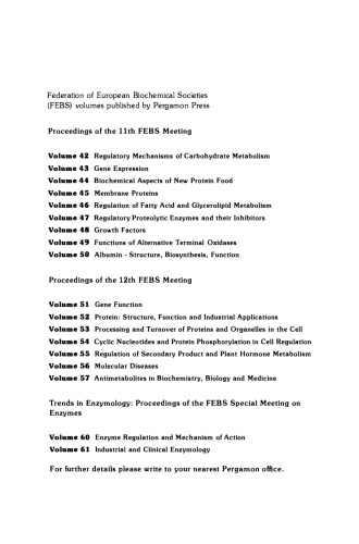 DNA, recombination, interactions, and repair : proceedings of the FEBS Symposium on DNA, Liblice, 1979