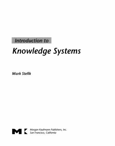 Introduction to knowledge systems