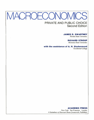Macroeconomics : private and public choice