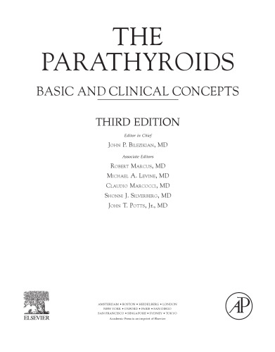 Parathyroids : basic and clinical concepts