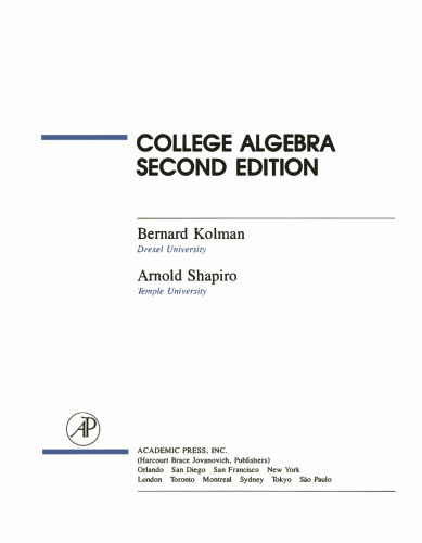 College algebra