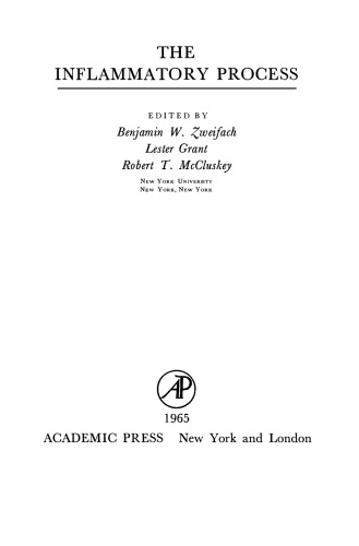 The inflammatory process