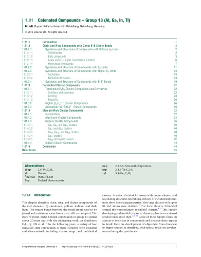 Comprehensive inorganic chemistry II : from elements to applications