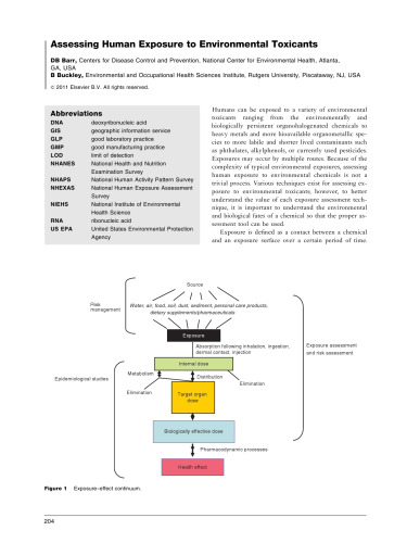 Encyclopedia of environmental health