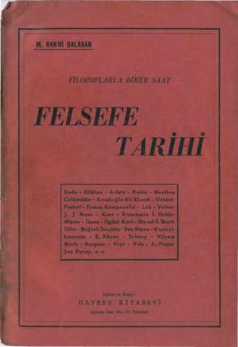 Felsefe Tarihi