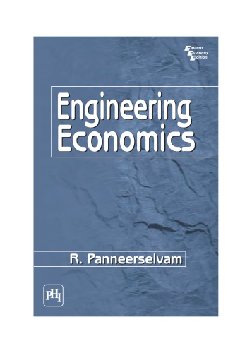 engineering economics   ISBN-978-81-203-1743-7
