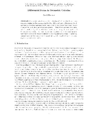 Differential Forms in Geometric calculus