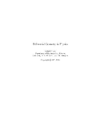 Differential Geometry in Physics