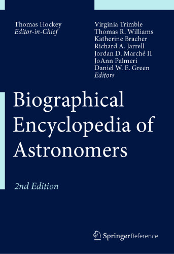 Biographical Encyclopedia of Astronomers