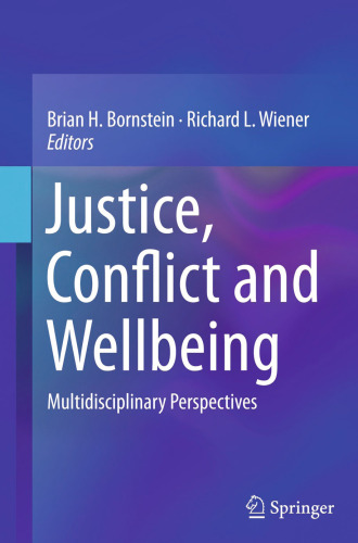 Justice, Conflict and Wellbeing: Multidisciplinary Perspectives