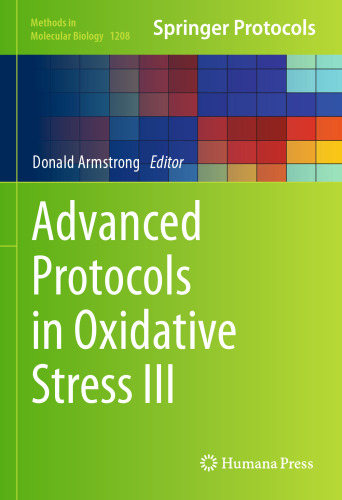 Advanced Protocols in Oxidative Stress III