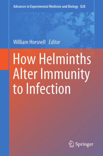 How Helminths Alter Immunity to Infection