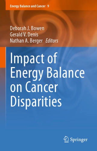 Impact of Energy Balance on Cancer Disparities