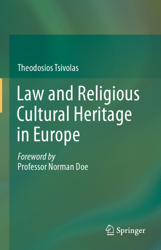 Law and Religious Cultural Heritage in Europe