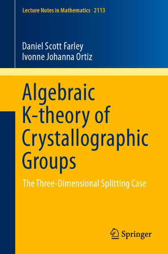Algebraic K-theory of Crystallographic Groups: The Three-Dimensional Splitting Case