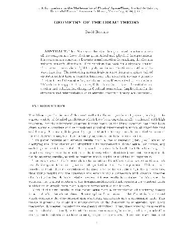 Geometry of the Diric theory