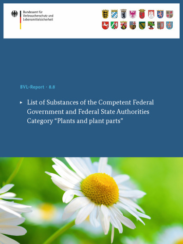 List of Substances of the Competent Federal Government and Federal State Authorities: Category 