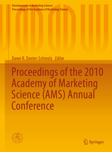 Proceedings of the 2010 Academy of Marketing Science (AMS) Annual Conference