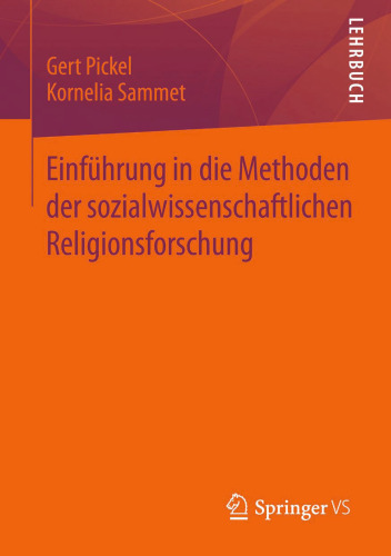 Einführung in die Methoden der sozialwissenschaftlichen Religionsforschung