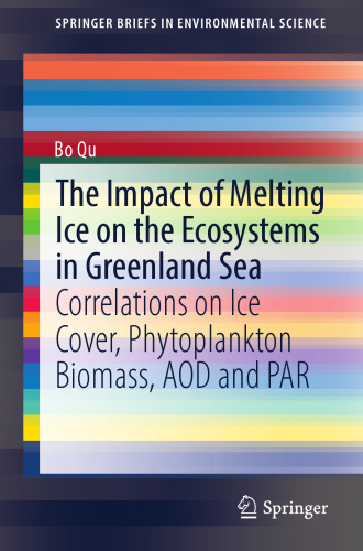 The Impact of Melting Ice on the Ecosystems in Greenland Sea: Correlations on Ice Cover, Phytoplankton Biomass, AOD and PAR