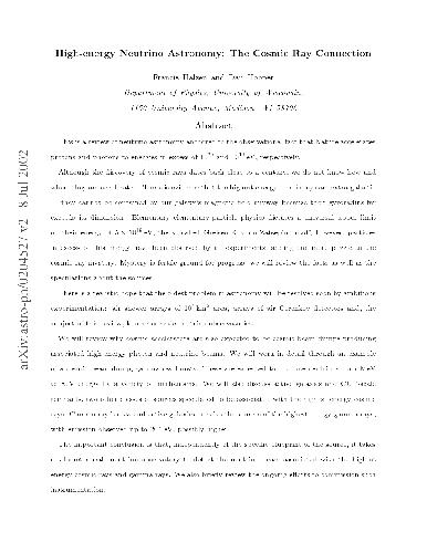 High-Energy Neutrino Astronomy