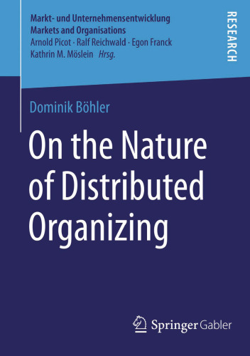 On the Nature of Distributed Organizing