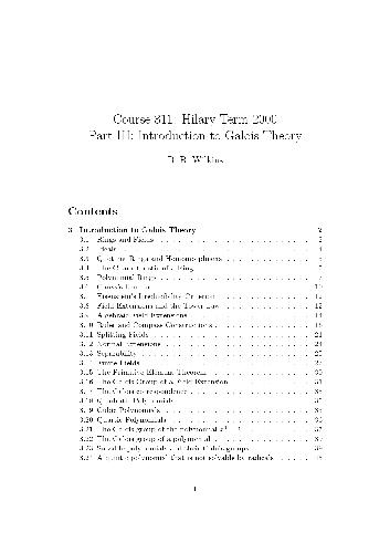 Intro To Galois Theory