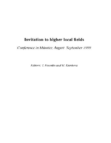 Invitation to Higher Local Fields
