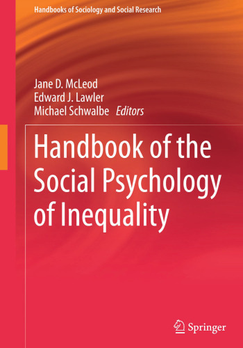 Handbook of the Social Psychology of Inequality