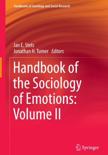 Handbook of the Sociology of Emotions: Volume II