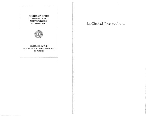 La Ciudad Postmoderna