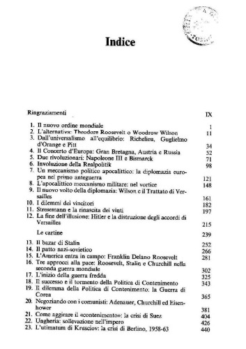 L'arte della diplomazia