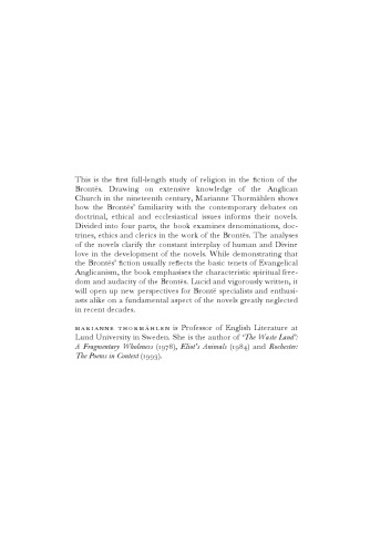 The Brontës and Religion