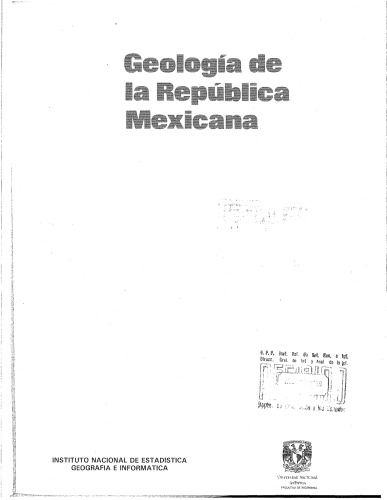 Geología de la República Mexicana