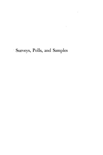 Surveys, Polls and Samples