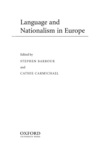Language and Nationalism in Europe
