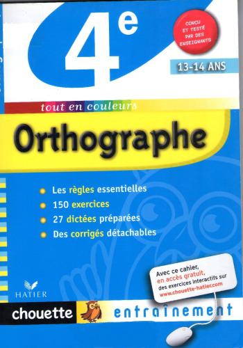 Orthographe 4e