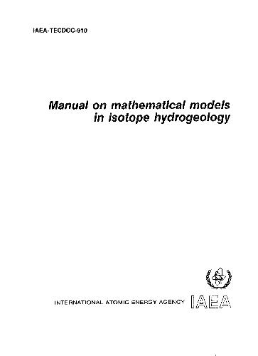 Mathematical Models in Isotope Hydrogeology