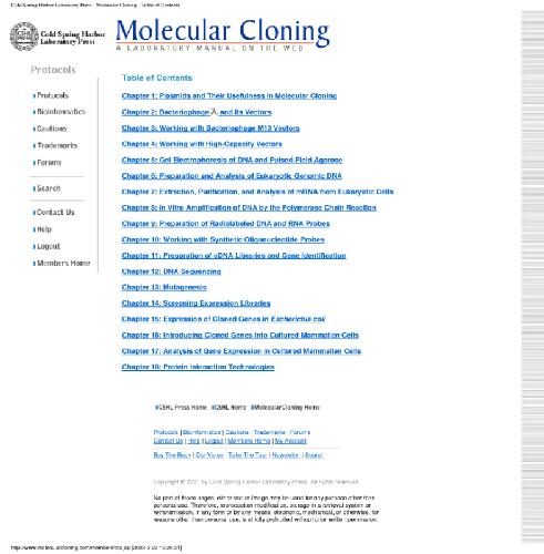 Molecular Cloning