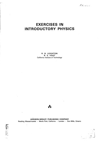 Exercises in Introductory Physics