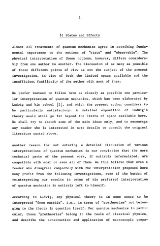 States, Effects, and Operations Fundamental Notions of Quantum Theory: Lectures in Mathematical Physics at the University of Texas at Austin