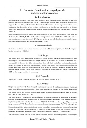 Excitation Functions for Charged-Particle Induced Nuclear Reactions