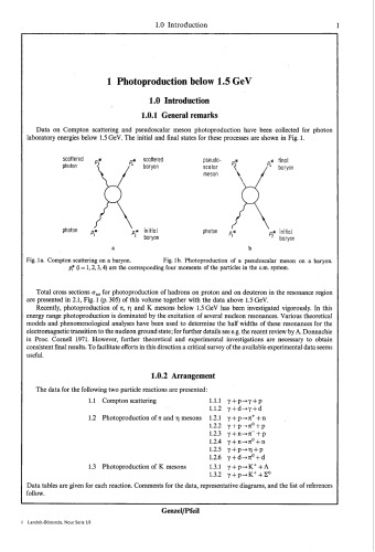 Photoproduction of Elementary Particles