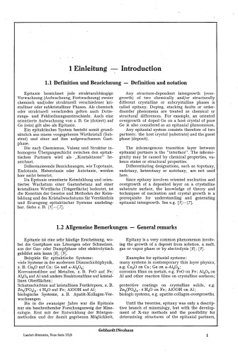 Epitaxy Data of Inorganic and Organic Crystals