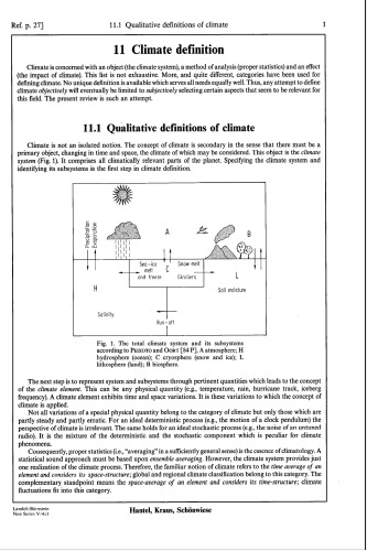 Climatology. Part 1