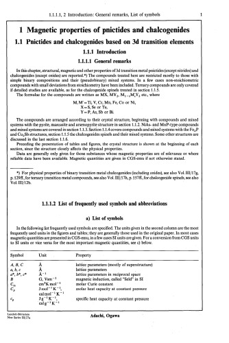 Pnictides and Chalcogenides I