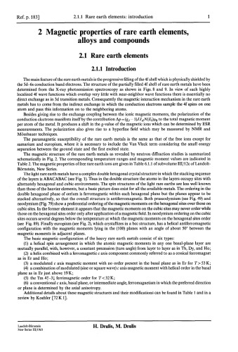 Rare Earth Elements, Hydrides and Mutual Alloys