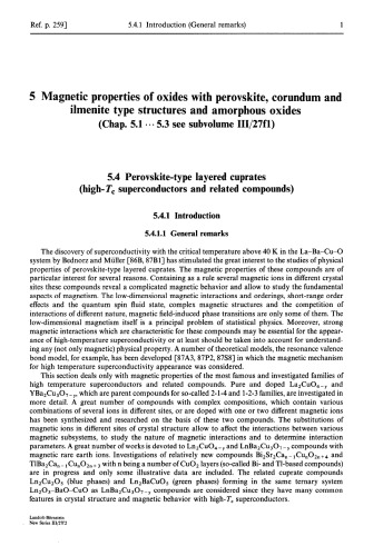 Perovskite-Type Layered Cuprates (High-T{c} Superconductors and Related Compounds)