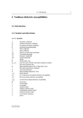 Nonlinear Dielectric Susceptibilities